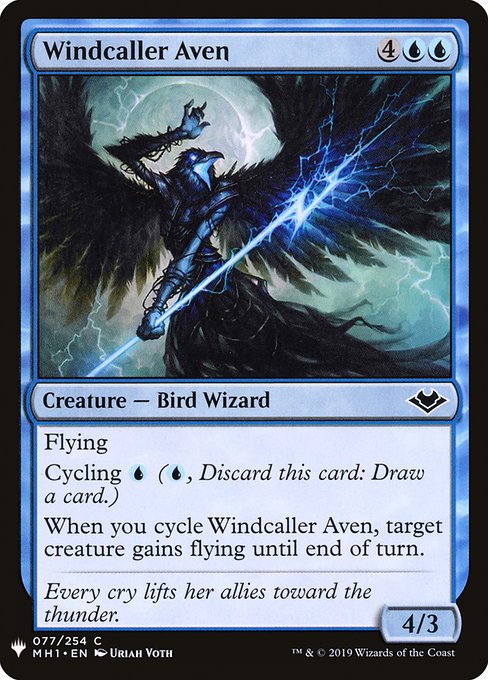 Windcaller Aven (MH1-77) [The List]