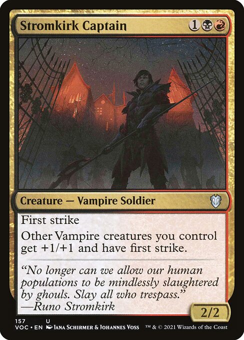 Stromkirk Captain (157) [Crimson Vow Commander]