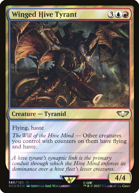 Winged Hive Tyrant (148★) [Warhammer 40,000 Commander]