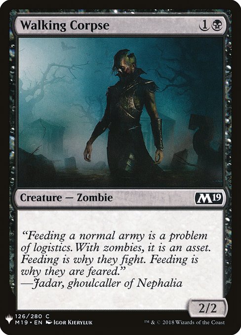 Walking Corpse (M19-126) [The List]