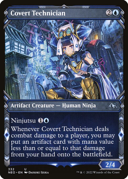 Covert Technician (332) [Kamigawa: Neon Dynasty] [Showcase]