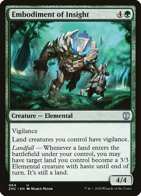 Embodiment of Insight (64) [Zendikar Rising Commander]