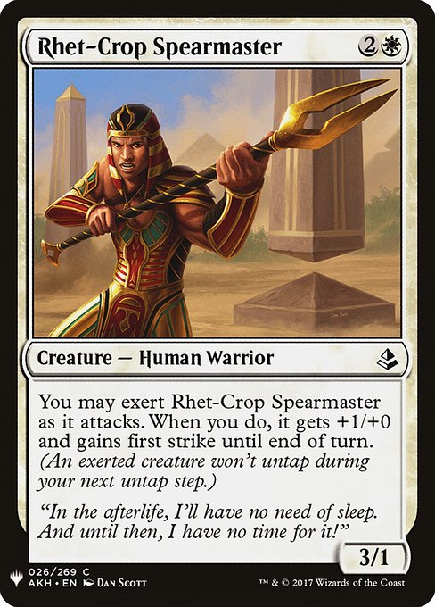 Rhet-Crop Spearmaster (AKH-26) [The List]