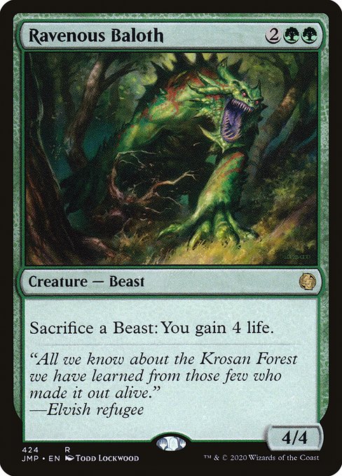 Ravenous Baloth (424) [Jumpstart]