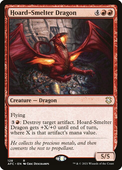 Hoard-Smelter Dragon (128) [Forgotten Realms Commander]
