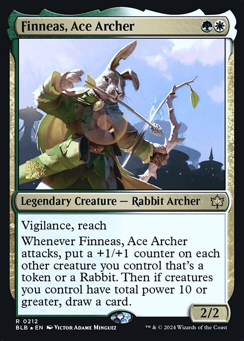 Finneas, Ace Archer (212s) [Bloomburrow Promos]