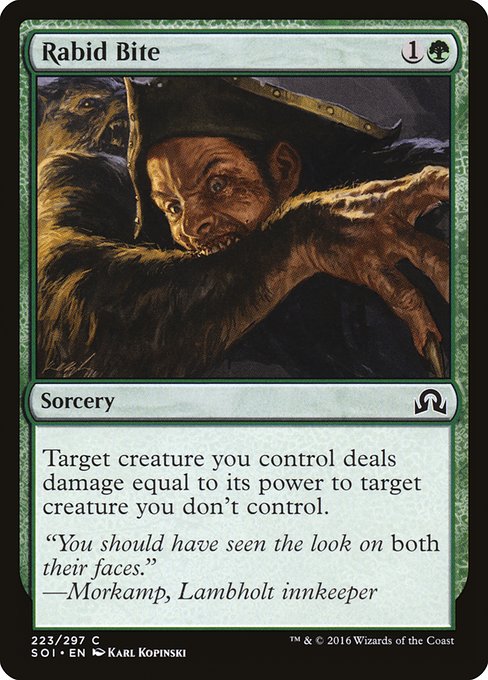 Rabid Bite (223) [Shadows over Innistrad]