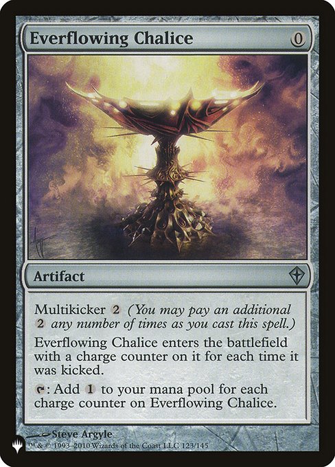 Everflowing Chalice (WWK-123) [The List]