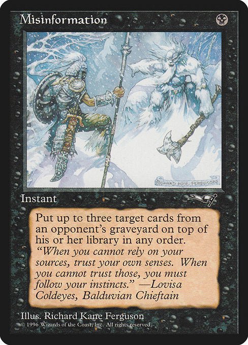 Misinformation (56) [Alliances]