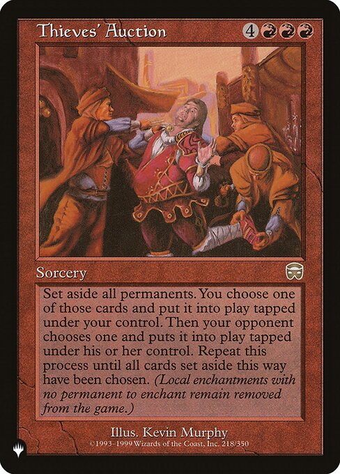 Thieves' Auction (MMQ-218) [The List]
