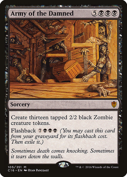 Army of the Damned (105) [Commander 2016]