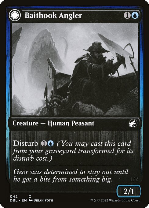 Baithook Angler // Hook-Haunt Drifter (42) [Innistrad: Double Feature]