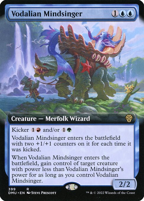 Vodalian Mindsinger (399) [Dominaria United] [Extended Art]