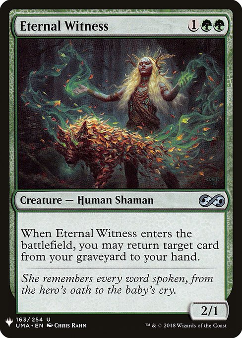 Eternal Witness (UMA-163) [The List]