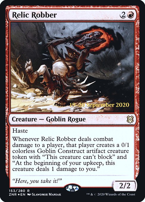 Relic Robber (153s) [Zendikar Rising Promos]