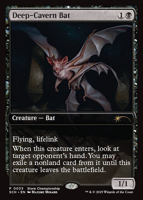 Deep-Cavern Bat (33) [Store Championships]