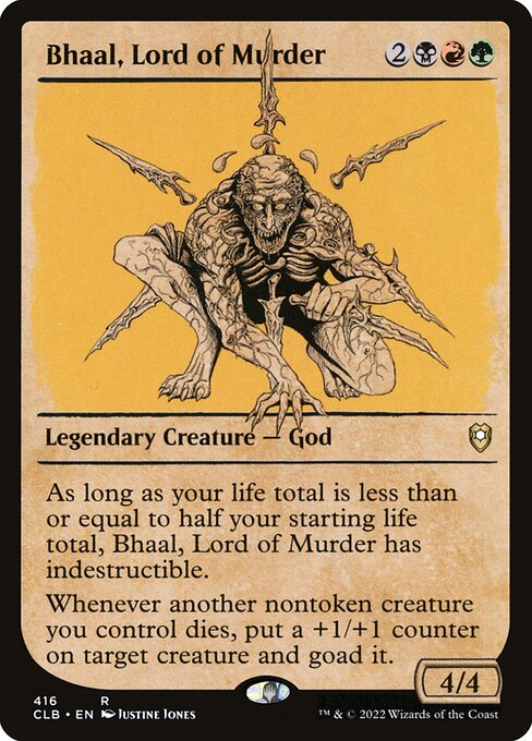 Bhaal, Lord of Murder (416) [Commander Legends: Battle for Baldur's Gate] [Showcase]