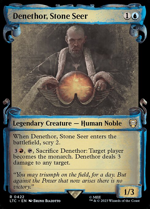 Denethor, Stone Seer (422) [Tales of Middle-earth Commander] [Showcase]