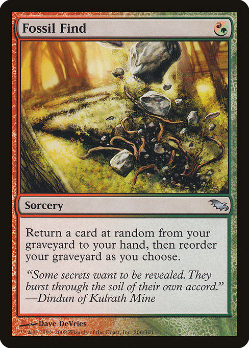 Fossil Find (206) [Shadowmoor]