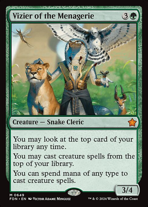 Vizier of the Menagerie (649) [Foundations]