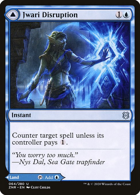Jwari Disruption // Jwari Ruins (64) [Zendikar Rising]