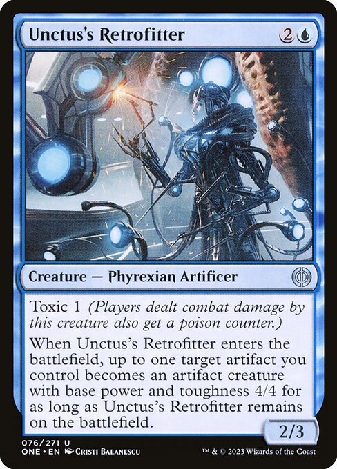 Unctus's Retrofitter (76) [Phyrexia: All Will Be One]