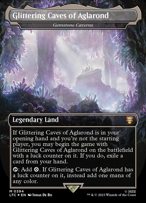 Gemstone Caverns (394) [Tales of Middle-earth Commander] [Borderless]