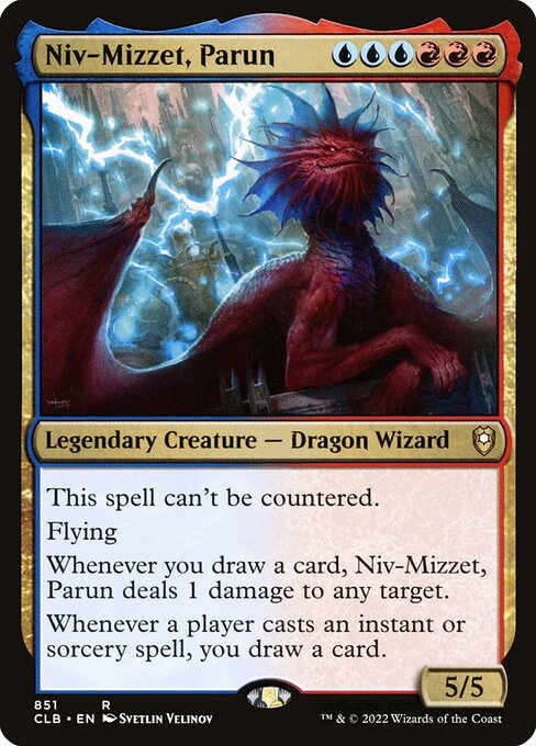 Niv-Mizzet, Parun (851) [Commander Legends: Battle for Baldur's Gate]