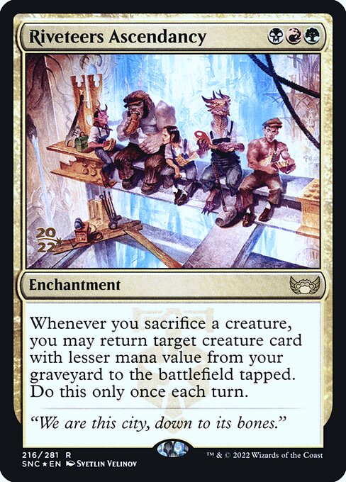Riveteers Ascendancy (216s) [Streets of New Capenna Promos]