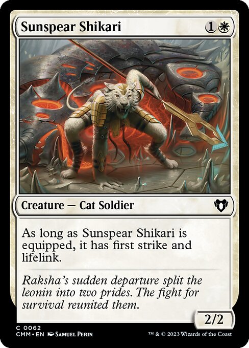 Sunspear Shikari (62) [Commander Masters]