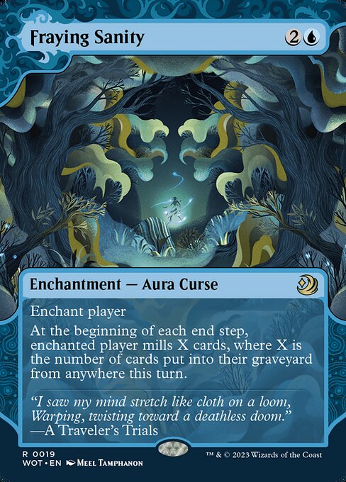 Fraying Sanity (19) [Wilds of Eldraine: Enchanting Tales] [Showcase, Borderless]