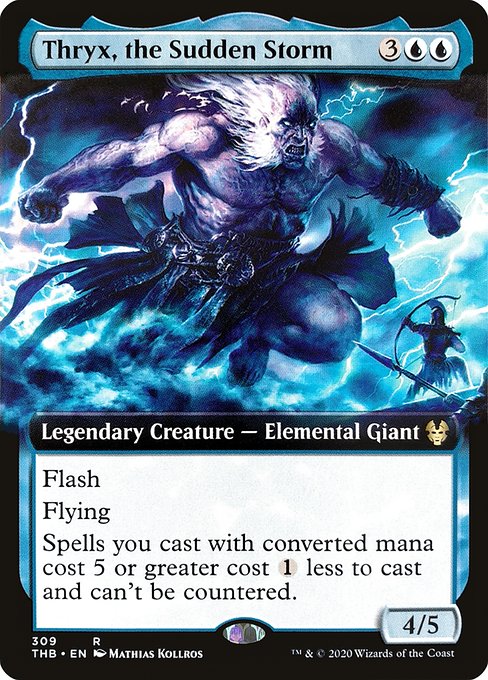 Thryx, the Sudden Storm (309) [Theros Beyond Death] [Extended Art]