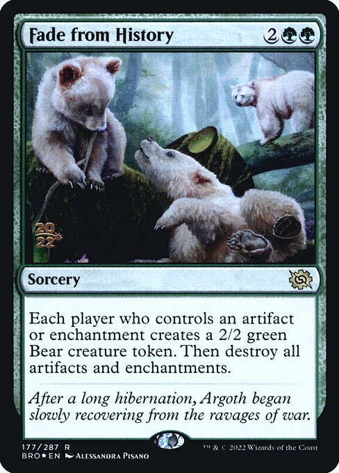 Fade from History (177s) [The Brothers' War Promos]