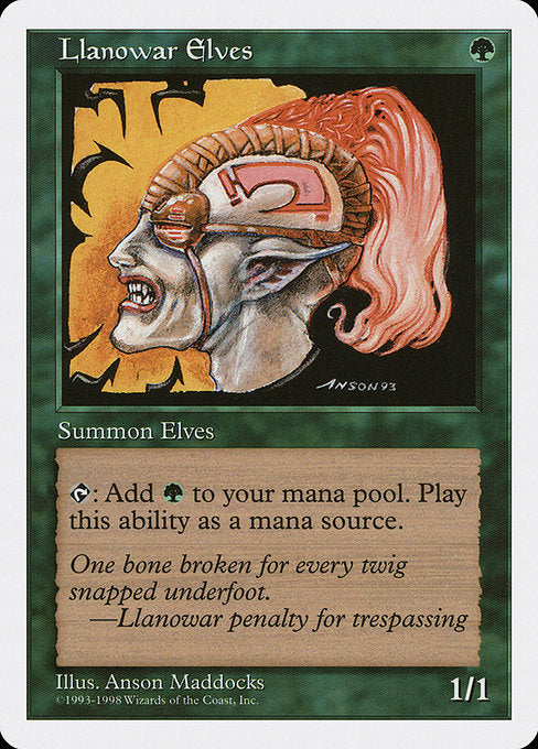 Llanowar Elves (59) [Anthologies]