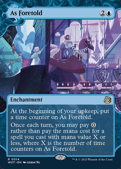 As Foretold (14) [Wilds of Eldraine: Enchanting Tales] [Showcase, Borderless]