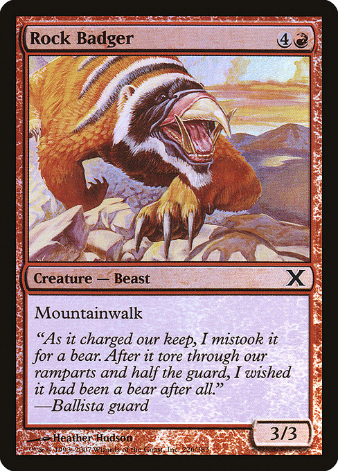 Rock Badger (226★) [Tenth Edition]