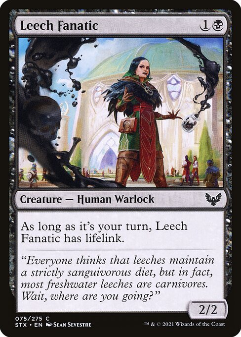 Leech Fanatic (75) [Strixhaven: School of Mages]