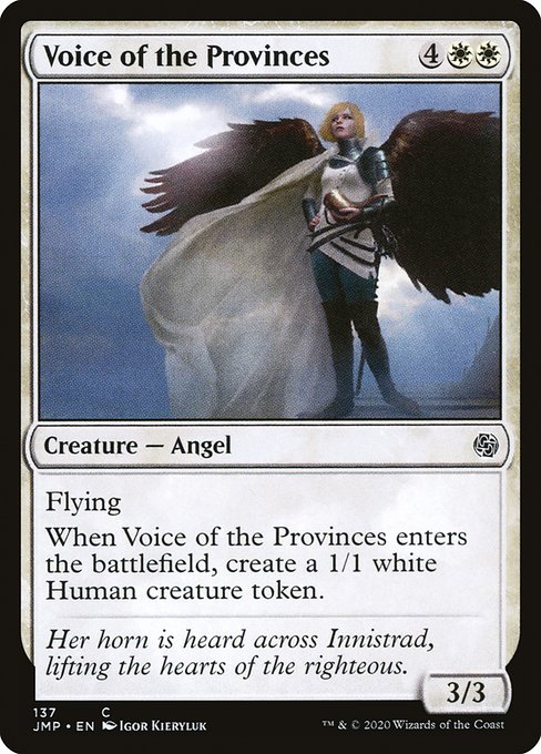 Voice of the Provinces (137) [Jumpstart]