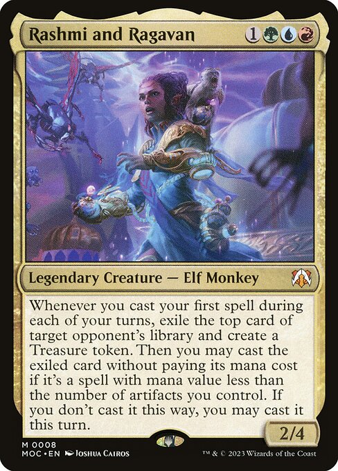 Rashmi and Ragavan (8) [March of the Machine Commander]