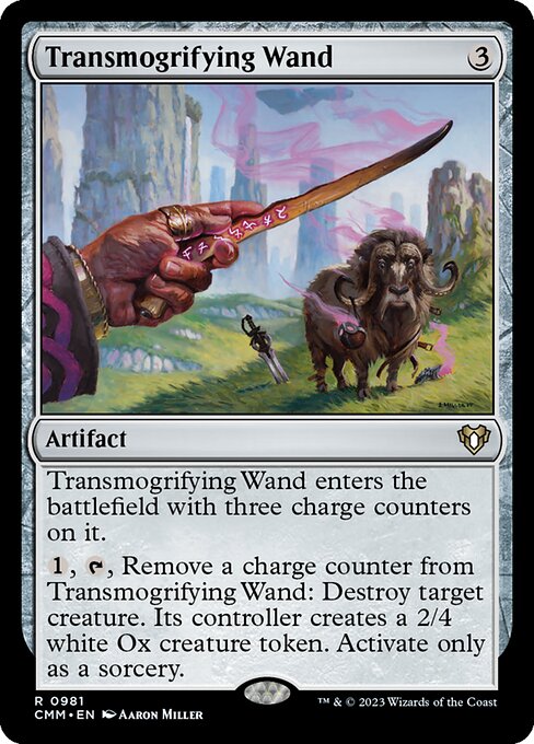 Transmogrifying Wand (981) [Commander Masters]