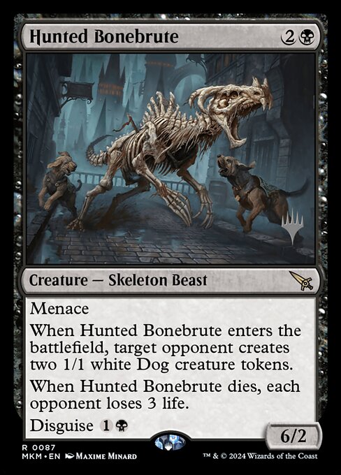 Hunted Bonebrute (87p) [Murders at Karlov Manor Promos]