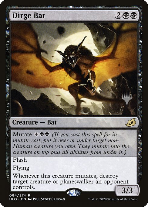 Dirge Bat (84p) [Ikoria: Lair of Behemoths Promos]