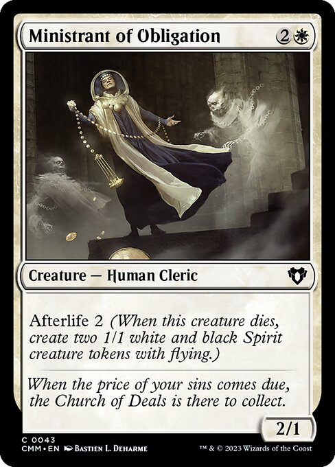 Ministrant of Obligation (43) [Commander Masters]