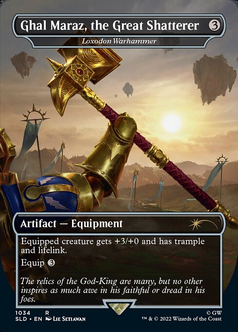 Loxodon Warhammer (1034) [Secret Lair Drop] [Borderless]