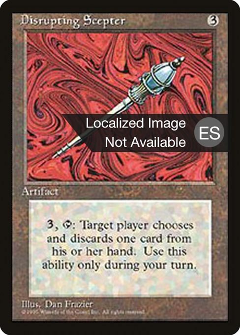 Disrupting Scepter (316) [Fourth Edition Foreign Black Border]