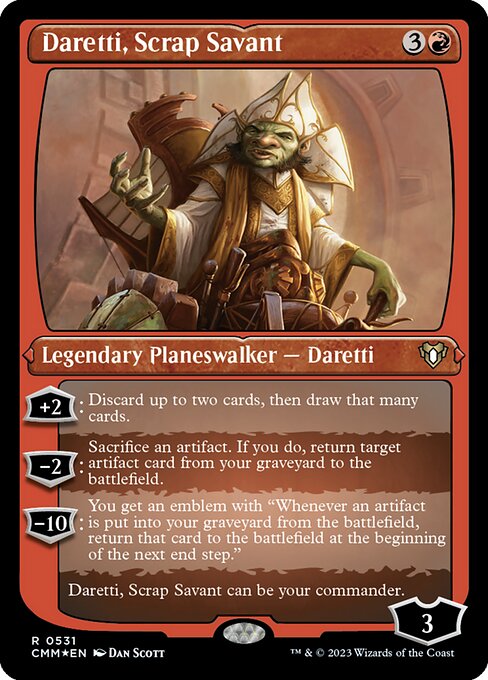 Daretti, Scrap Savant (531) [Commander Masters]