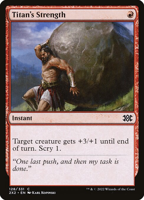Titan's Strength (128) [Double Masters 2022]