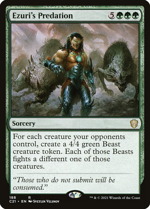 Ezuri's Predation (188) [Commander 2021]