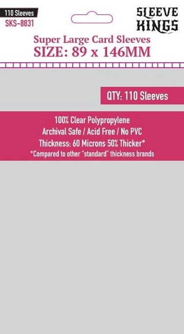SK Super Large 89mm x 146mm Sleeves image 0
