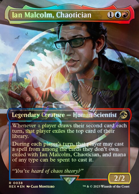 Ian Malcolm, Chaotician (38) [Jurassic World Collection] [Borderless]